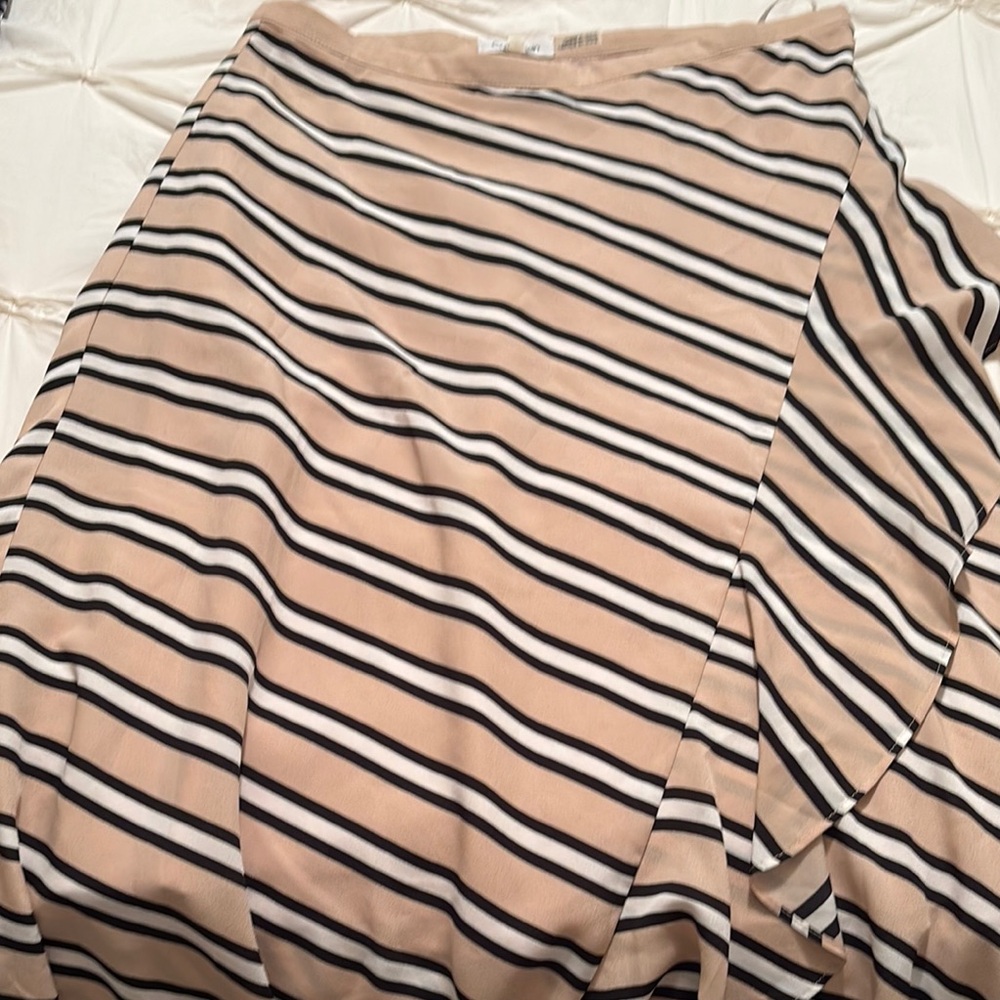 SALE 🎈🎈Calvin Klein Brown and Black Asymmetrical Midi Skirt